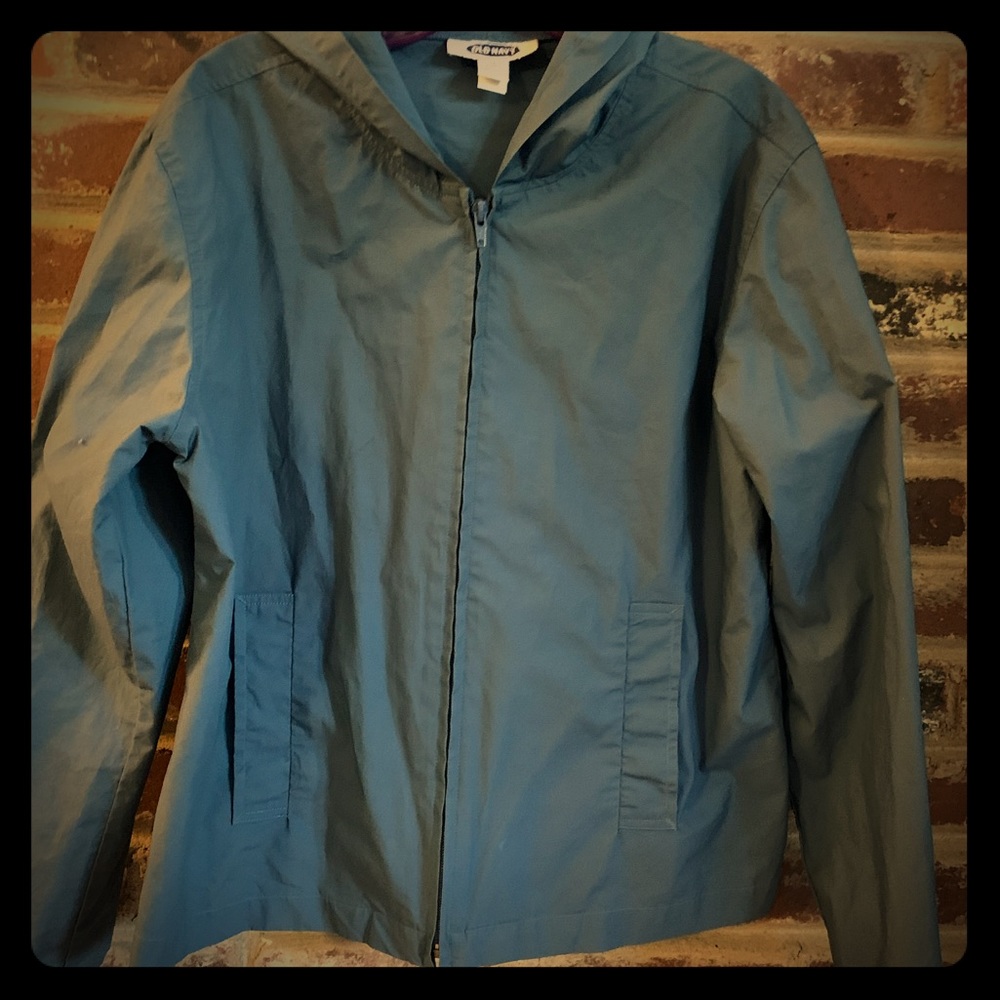 ⭐️ Smart & Fitted Blue Hoodie Rain Coat ⭐️